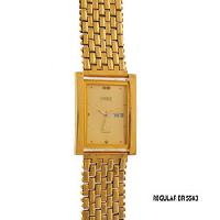 Mens Regular Golden Chain Watch