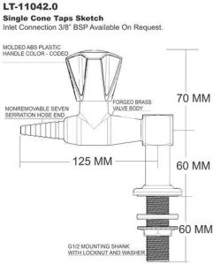 Single Cone Taps Sketch