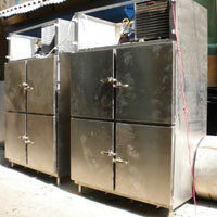 Stainless Steel Four Door Refrigerator