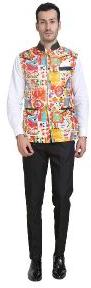 Mens Multicolor Waistcoat