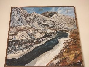 Snow Mountain Oil Painting