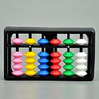 6 Rods Kids Abacus with Multi Colour Beads