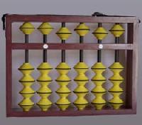 6 Rods Teacher Abacus with Yellow Bead