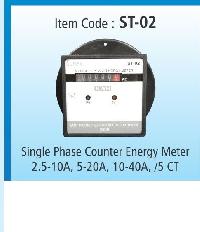 single phase counter energy meter