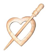 Wooden Shawl Pins