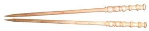 Redwood Swivel Top Single Point Knitting Needles