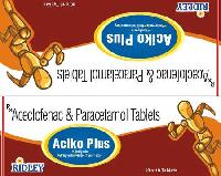 Aceclofenac Tablets, Paracetamol Tablets