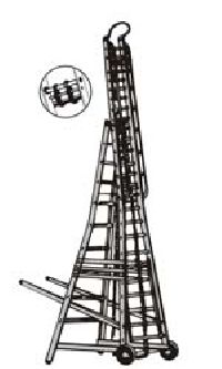 Aluminium Telescopic Tower Ladder