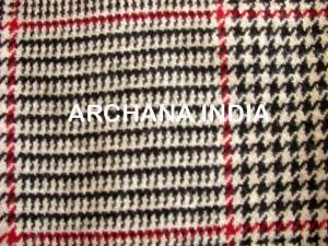 Woolen Houndstooth fabric