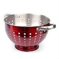 Stainless steel colander