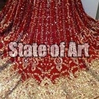 Stone Work Bridal Saree