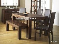 Chair Bench Dining Table Set