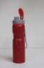 Premium red flip top vaccum bottle sipper