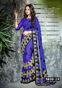 RICH FEEL DESIGNER PRINTED GEORGETTE SAREE 1