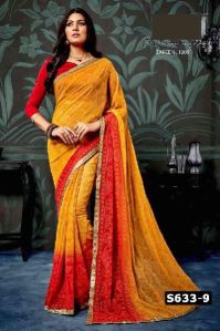 ZAREEN STYLISH CHIFFON WITH LACE SAREE 1