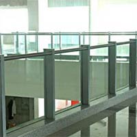 Steel Glass Railing Fabrication
