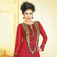 Traditional Red Salwar Suit