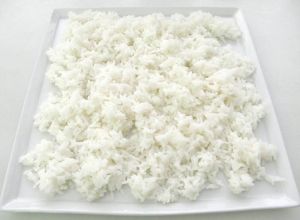 steamed rice