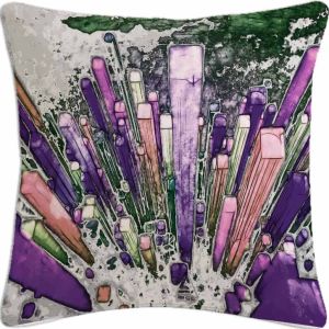 Krayon Vine Arts Polyester Cushion