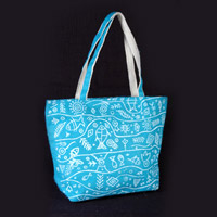 Jute Floral Bag