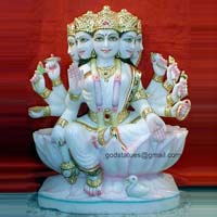 Marble Gayatri Mata Statues