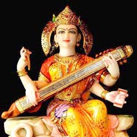 Marble Saraswati Mata Statues