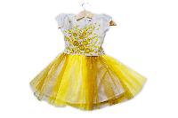 Beautiful Designer Yellow Wedding Dress for Girls