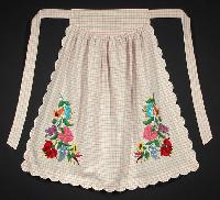 embroidered apron