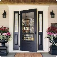 glass front doors