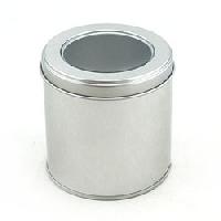 round tin container