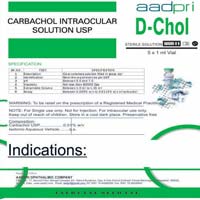 Carbachol intraocular solution