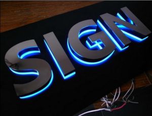 led acrylic letter