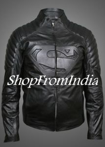 Superman Black Leather Jacket