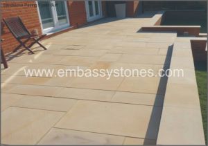 Sandstone Paving Fossil Buff