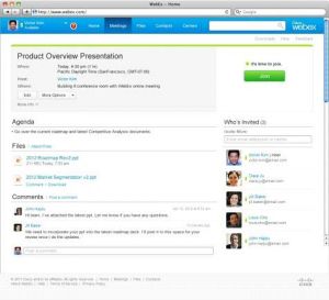 Cisco WebEx Meetings Software
