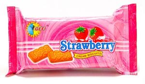 Strawberry Cream Biscuits