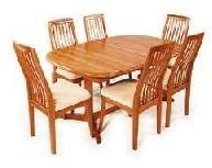 teak wood dining table