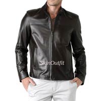 Mens Classic Leather Jacket