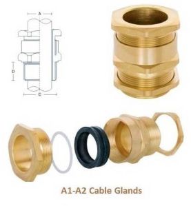 A1-A2 Brass Cable Glands