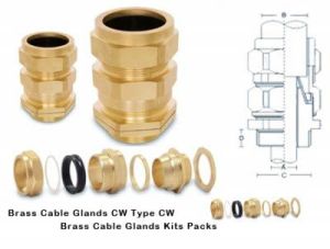 CW 4 Part Brass Cable Glands