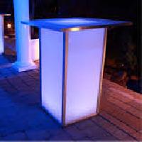 led cocktail table