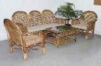 Cane Sofa Set