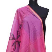 Multi-shade Printed Maheshwari Silk Dupatta (Design No. D0011)