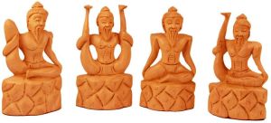 Wooden Yogaasanas