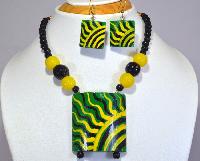 Ethnic Bamboo Fashion Necklace Set