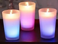 color changing candle