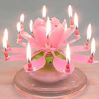 flower candle