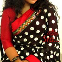 Black Ethnic Designer Saree