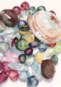 gem stones painting