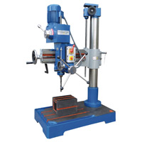 gear heard radial drill machine